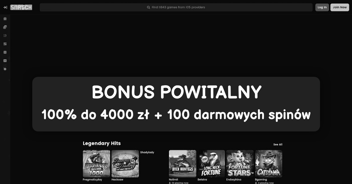 Snatch Casino welcome bonus